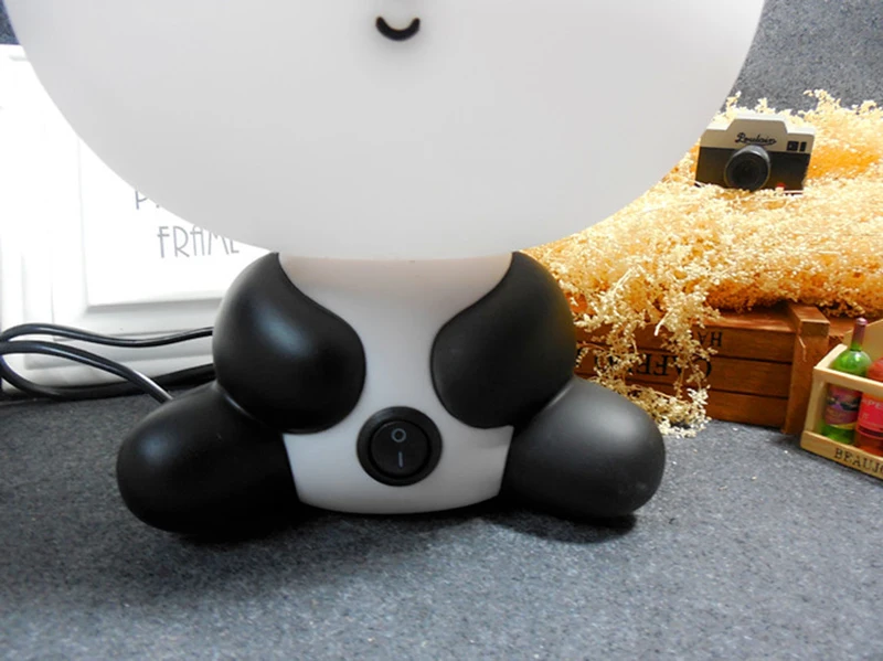 EU/US вилка панда/собака/медведь мультфильм ночной Светильник Детские Спальня прикроватные Декор Светильник на день рождения, подарок на Рождество, Прямая поставка