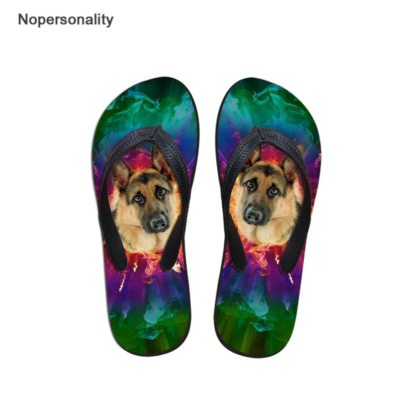Nopersonality/ Модные мужские домашние тапочки, Летние удобные шлепанцы с 3D принтом животных, повседневные сандалии, zapatos de hombre - Цвет: CC3382AB