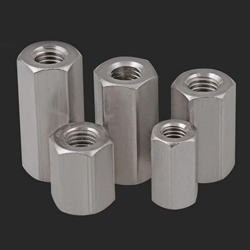 M5 M6 M8 304 Stainless steel Allen hexagonal extension nut connector