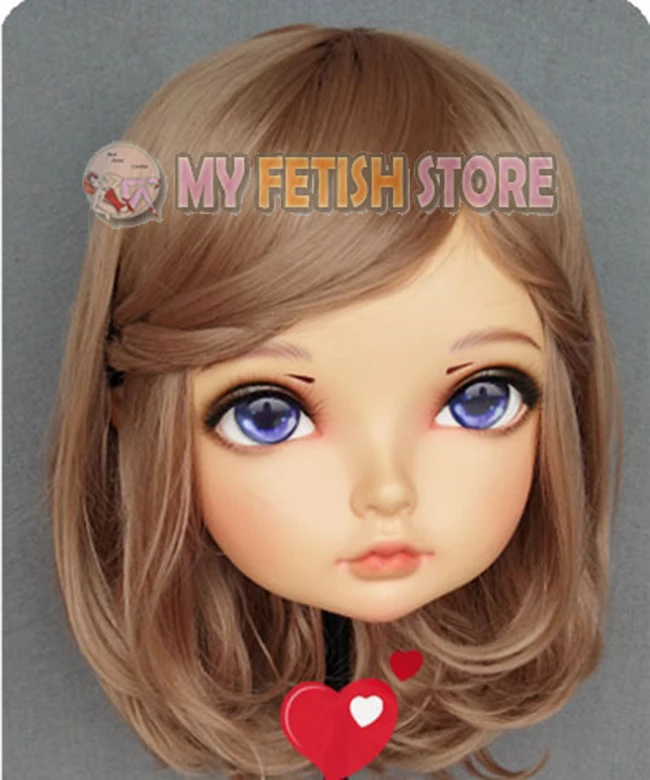 kigurumi bjd máscara cosplay anime japonês papel