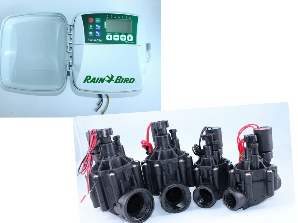 Оросительная Система rainfird ESP-RZX серии 4 станция открытый монтажный контроллер+ оросительный с электромагнитным клапаном