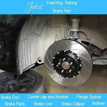 

Jekit big rotors 380*36mm with alloy center hats for 8520 big brake caliper for Audi A6 First Automotive Works (FAW) front