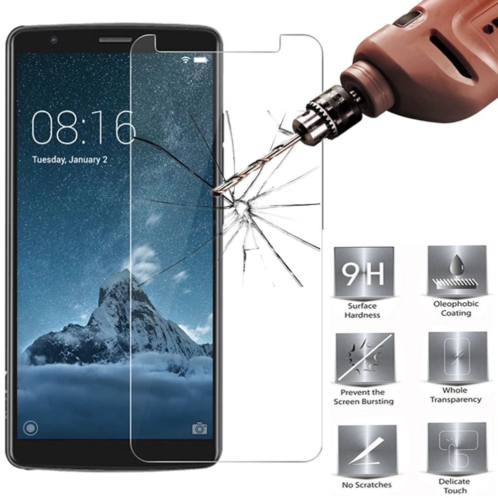

2.5D 9H Tempered Glass Screen Protector For Blackview S6 A8 Max P2 Lite R6 Lite A8 BV8000 BV6000S BV6000 E7 E7S P6000