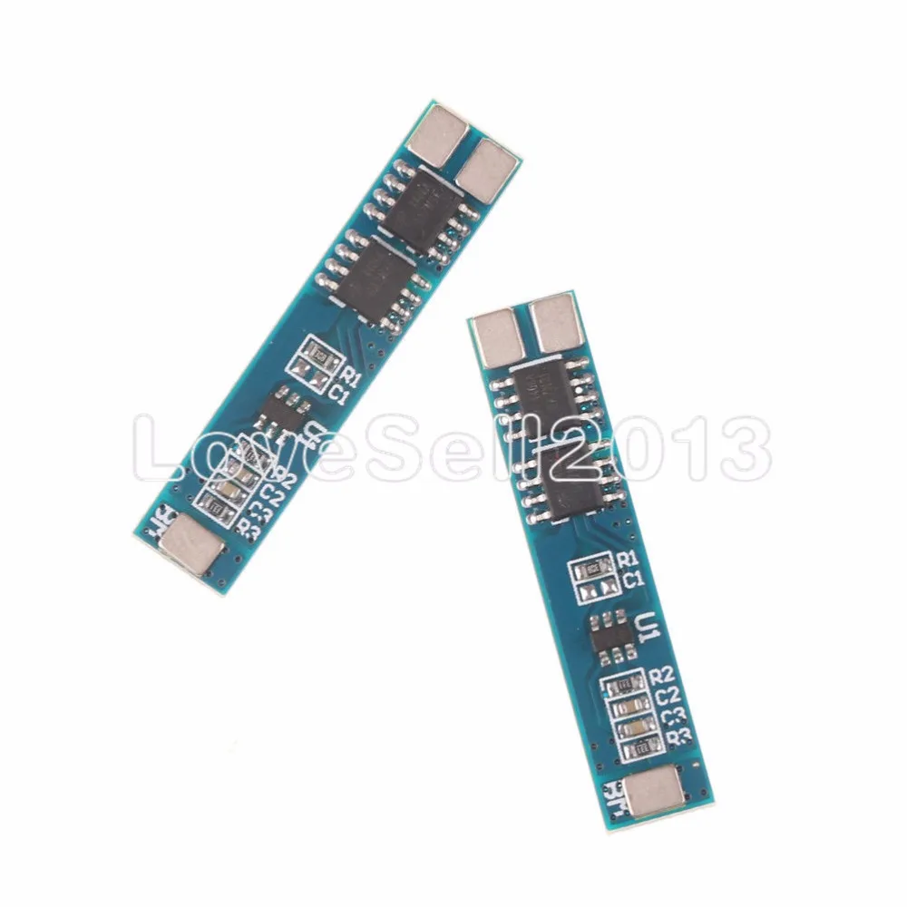 Защитная плата для литий ионных батарей 2 шт. 2S 5A BMS PCM аккумуляторов 7 4 В 8 18650