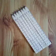 500 шт./лот ручной деревянный окружающей правитель дизайн ручной поделки Многофункциональный Шариковая ручка