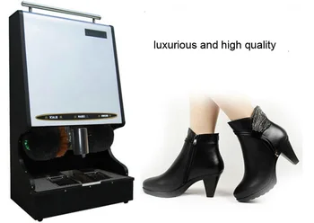 

220V multi functional hotel office luxurious double motor auto induction public shoe polishing machine Shoe Polishing Equipment