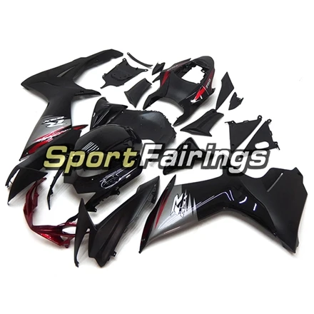 Инжекторный для Suzuki GSXR600 GSXR750 K11, 11, 12, 13, 14, 2011- ABS Пластик мотоцикл полный обтекатель с комплектом кузова черный