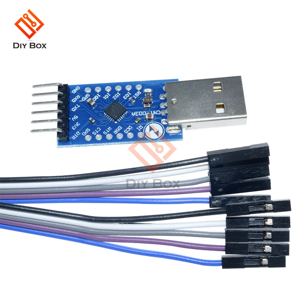 Aitrip 3pcsCP2104 Module USB to TTL UART 6PIN Module Serial Converter CP2104 STC PRGMR Replace CP2102 with Dupont Cables Compatible with Arduino Raspberry Pi Aitrip 3pcsCP2104 Module USB to TTL UART 6PIN Module Serial Converter CP2104 STC PRGMR Replace CP2102 with Dupont Cables Compatible with Arduino Raspberry Pi