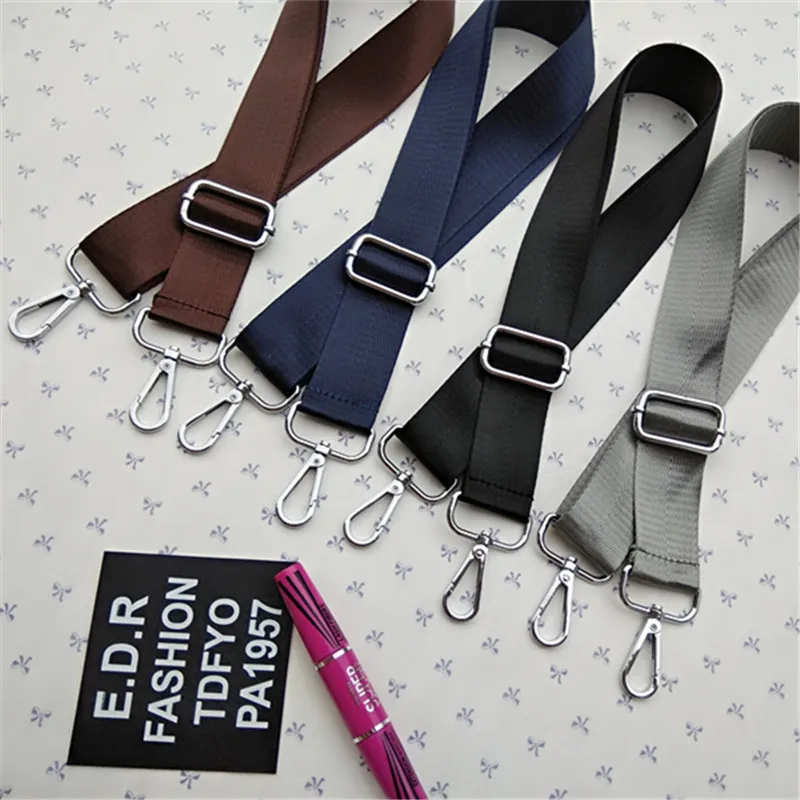 

Bag Strap Nylon MonochromeBelt Accessories Man Women Adjustable Fashion Shoulder Hanger Handbag Strap Decorative Handle Ornament