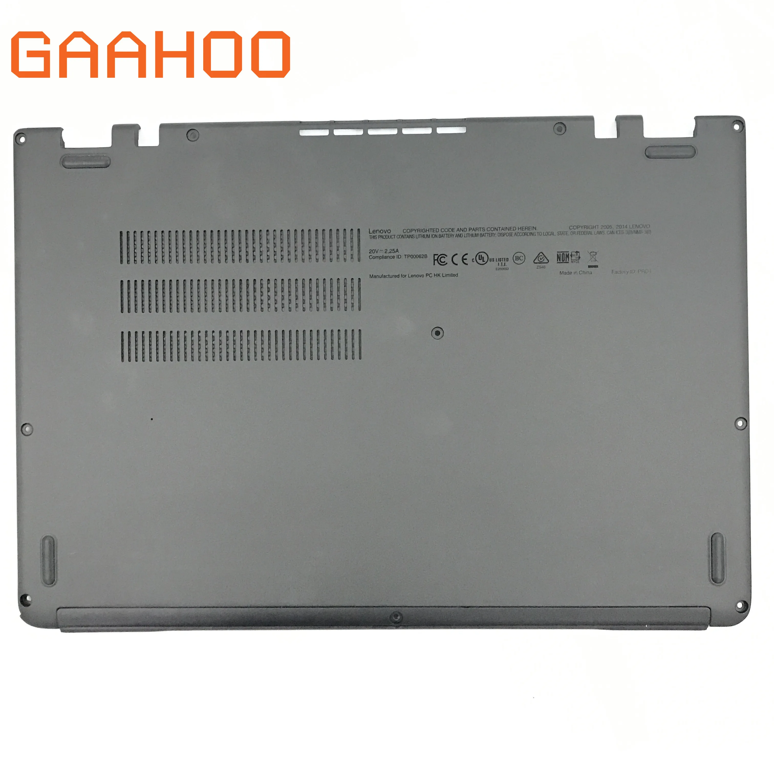 Ноутбук Нижняя чехол для Lenovo ThinkPad S1 Yoga s240 Yoga 12 ноутбук нижней части корпуса нижней крышки черный