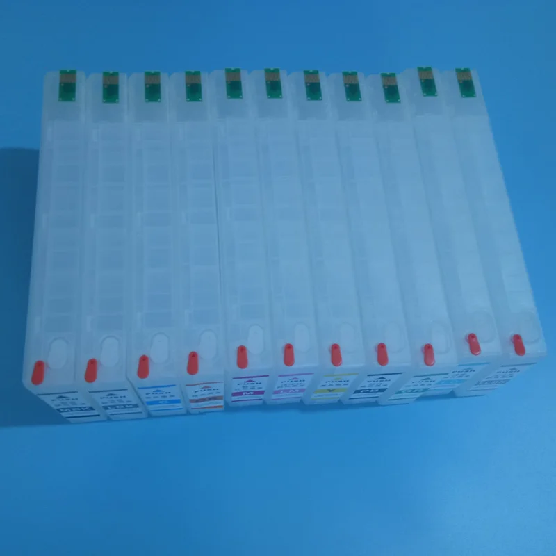 

P5000 refillable cartridge with T9131-T9139 T913A T913B T913D resettable chip and chips resetter for epson surecolor