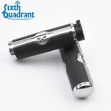 Universal Motorcycle Handlebar 1 Inch 25mm Skull Grips Hand Grips for Suzuki Kawasaki Harley Chopper Cruiser