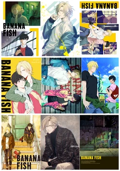 

Banana Fish Polypropylene A3 9 pieces Posters wall poster PPP064