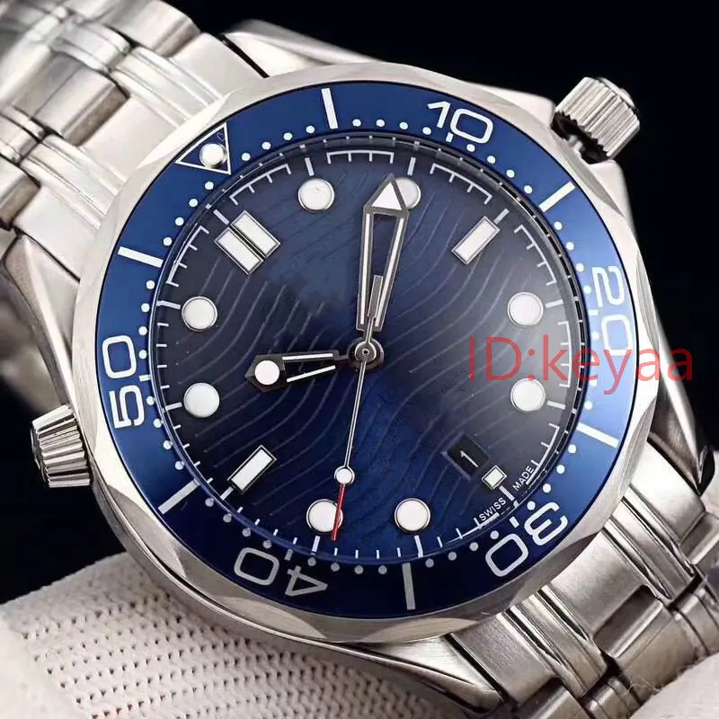 

Luxury Brand Mens Mechanical Professional 300m James Bond 007 Automatic Watch Men's Men Watches self-wind watches Wristwatches