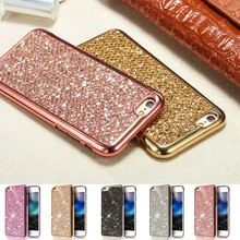 Hipzip Luxury Glitter Bling Case For iphone X 10 Ten 8 7 6 6S 5 5S SE Case Fashion Cover Shining Powder Phone Protector Coque