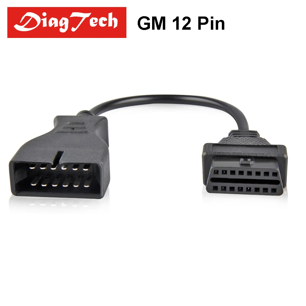 Лидер продаж для GM 12 Pin OBD/OBD2 разъем адаптера 12Pin до 16 Pin Диагностический кабель для GM12 Pin автомобиля с Лучшая цена