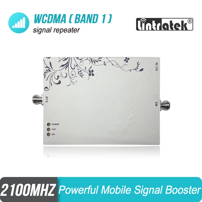 

Free Shipping Lintratek 3G Repeater 1000sqm WCDMA 2100MHz Celular Signal Booster UMTS LTE 2100 Repetidor ALC MGC Amplifier #6
