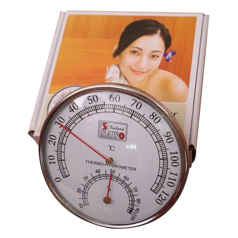 Термометр для сауны, чехол из нержавеющей стали, термометр для паровой сауны, гигрометр для ванны и сауны, для использования в помещении и на открытом воздухе