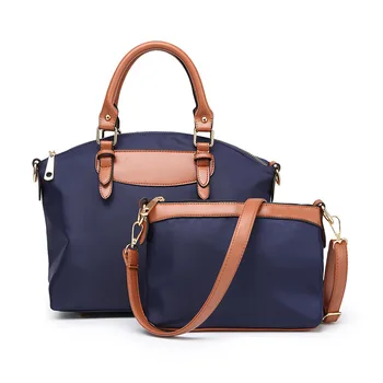 

2019 new European and American women's bag Oxford big bag hand bag shoulder slung bun mother package