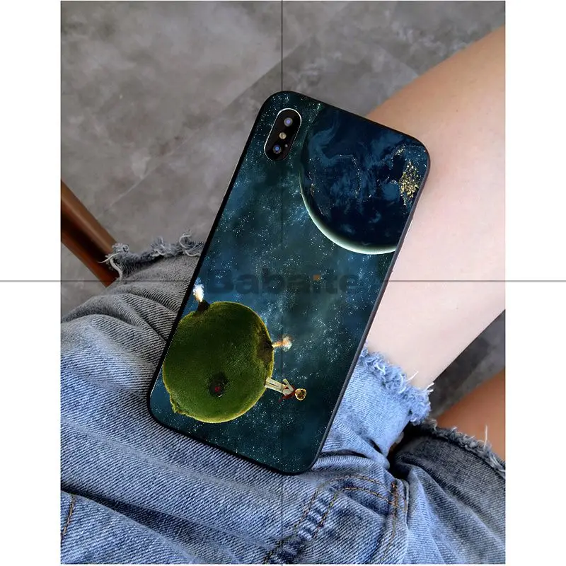 Babaite Маленький принц и лиса умный черный мягкий чехол для телефона для Apple iPhone 8 7 6 6S Plus X XS MAX 5 5S SE XR чехол