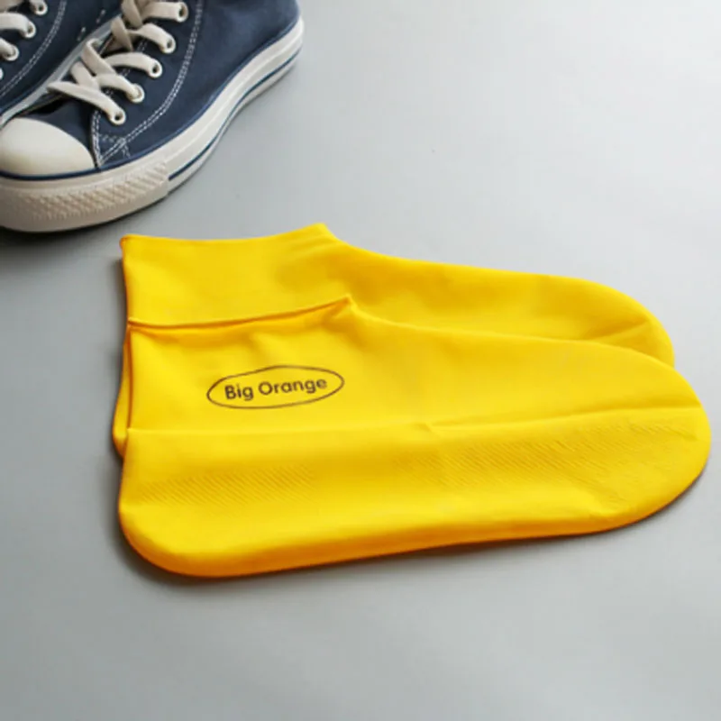 Jron/3 пары; женские и мужские одноразовые водонепроницаемые ботинки; непромокаемые ботинки для защиты обуви от пыли; дышащая обувь на плоской подошве - Цвет: Yellow