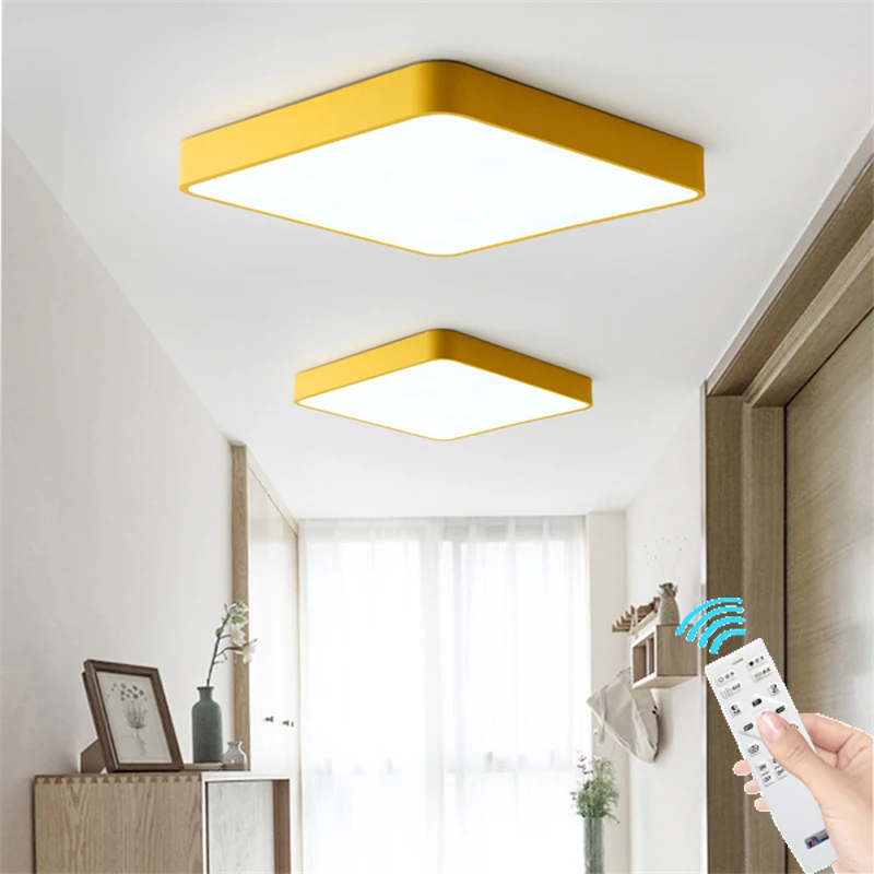 ultra thin 5CM Square LED Ceiling Light Modern Lamp Lighting Fixture