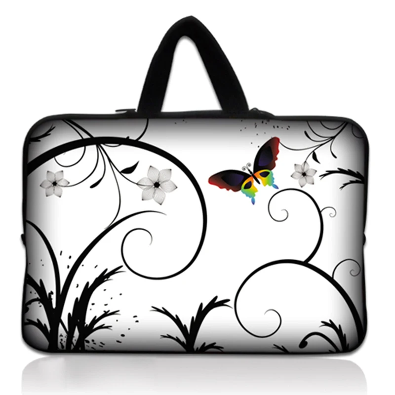

13" 13.3" Soft Neoprene Laptop Carrying Bag Sleeve Case Cover Holder+Hide Handle For Apple Mac book Pro 13 Inch, for HP,DELL st1