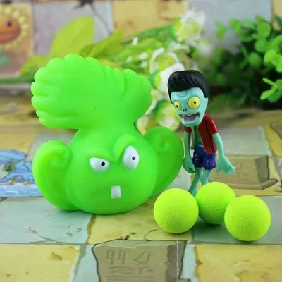 [Новинка] PVZ Растения против Зомби Peashooter ПВХ фигурка аниме модель игрушки подарки игрушки для детей Высокое качество Запуск растений - Цвет: 5