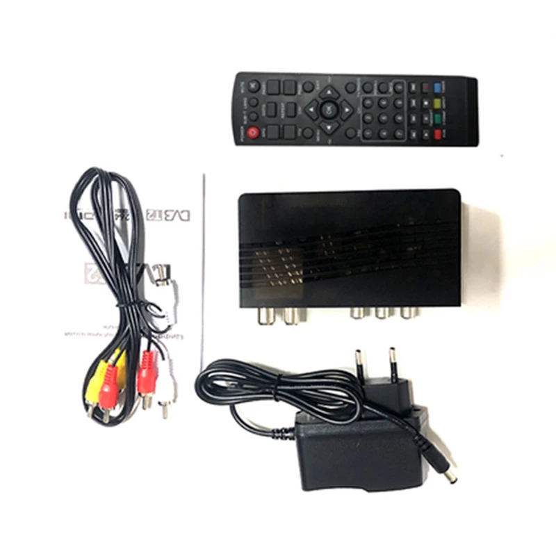 HD 1080p ТВ тюнер dvb T2 Vga tv Dvb-t2 для монитора адаптер USB2.0 тюнер приемник спутниковый декодер Dvbt2 русская инструкция - Цвет: DVB T2