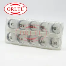 100 peças orltl shim ajuste b27 motor de automóvel comum ferroviário injector reparação calços b27 gaxeta kit tamanho: 1.57-1.66mm