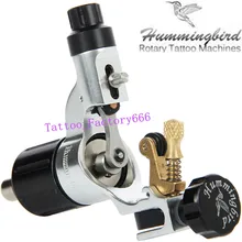 Колибри серебро Gen 2 роторная Татуировка Машина Швейцарский Мотор лайнер шейдер питания бесплатно RCA шнур
