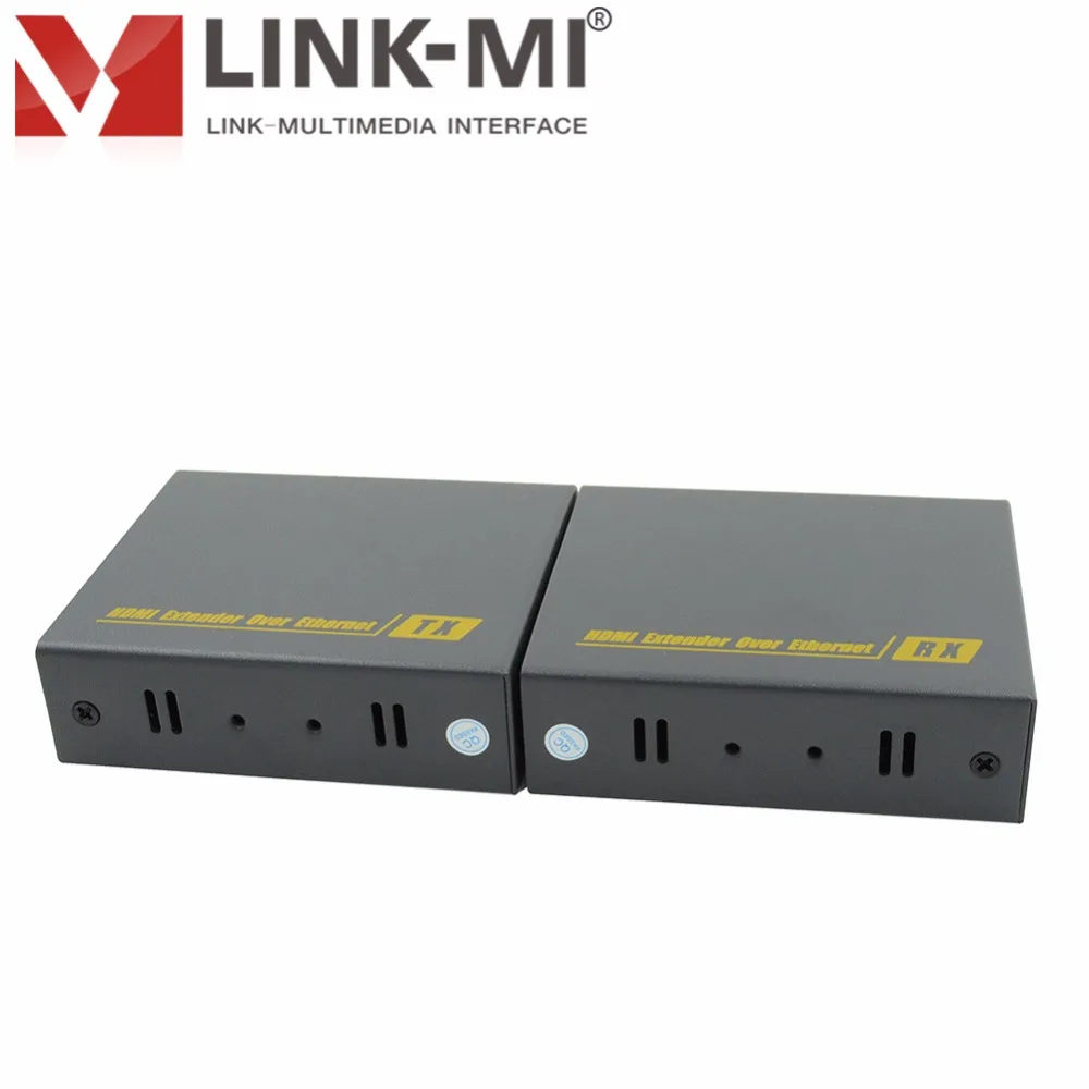 LINK-MI LM-DT100A один Cat5e/6 кабель Full HD 1080 P 120 m HDMI, Овер-TCP/IP удлинитель с HDCP расширение сигнала высокой четкости