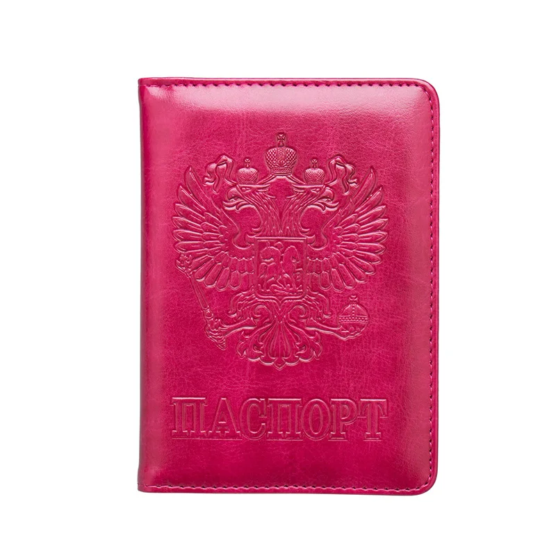 Стиль, женская Обложка для паспорта из искусственной кожи, чехол для паспорта, кошельки для мужчин, бизнес-держатель для карт, дорожная Обложка для документов для мужчин ts - Цвет: Rose