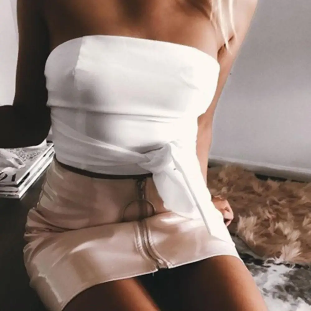 Sexy Skirts Womens Sexy High Waist Skirt PU Leather Autumn Metal Hoop Zipper Pencil Skirt Slim Mini Skirt faldas mujer moda 2020 Sexy Skirts Womens Sexy High Waist Skirt PU Leather Autumn Metal Hoop Zipper Pencil Skirt Slim Mini Skirt faldas mujer moda 2020