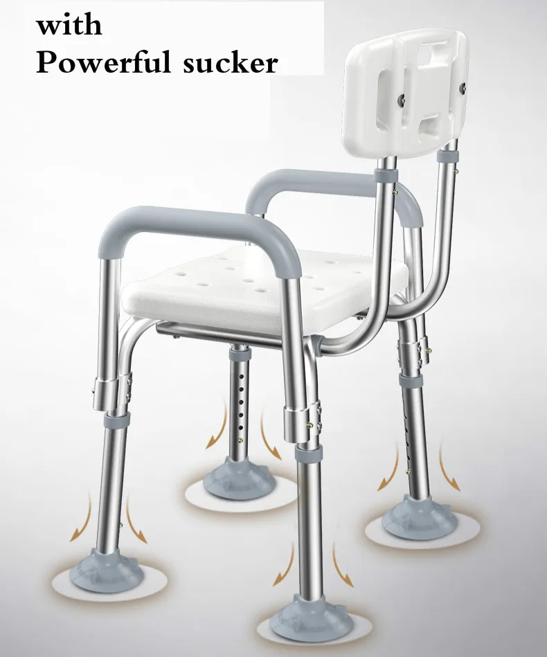 Bathroom Shower Stool Bath Stools Shower Chair for Old People Pregnant Woman and Disabled Bath Stool Toilet Chair