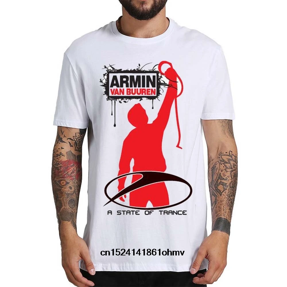 

Funny Men t shirt white t-shirt tshirts Black tee Armin Van Buuren State Of Trance T-Shirt Mens Newest Cotton Short Sleeves