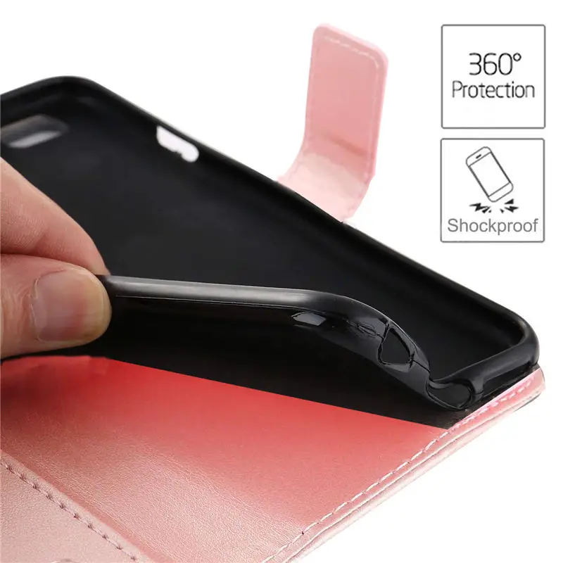 Рельефный Чехол бумажник из искусственной кожи премиум класса с бабочкой для Xiaomi