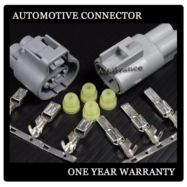 2 WAYS MALE FEMALE COOLING FAN MOTOR PLUG CONNECTORSin Cables