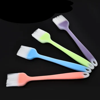 

1Pcs Food Grade Silicone BBQ Cake Brushes Multifunction Translucence Bread Pastry Brush Basting Tools Kitchen Accessories