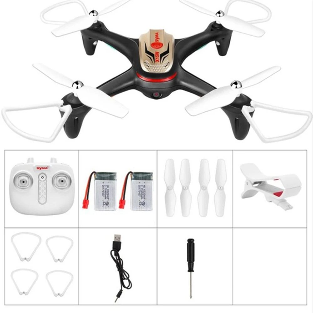 

SYMA X15W RC Drone With 720P Camera Wifi FPV Helicopter Real time transmit Return Attitude Hold Quadcopter For RC Toy