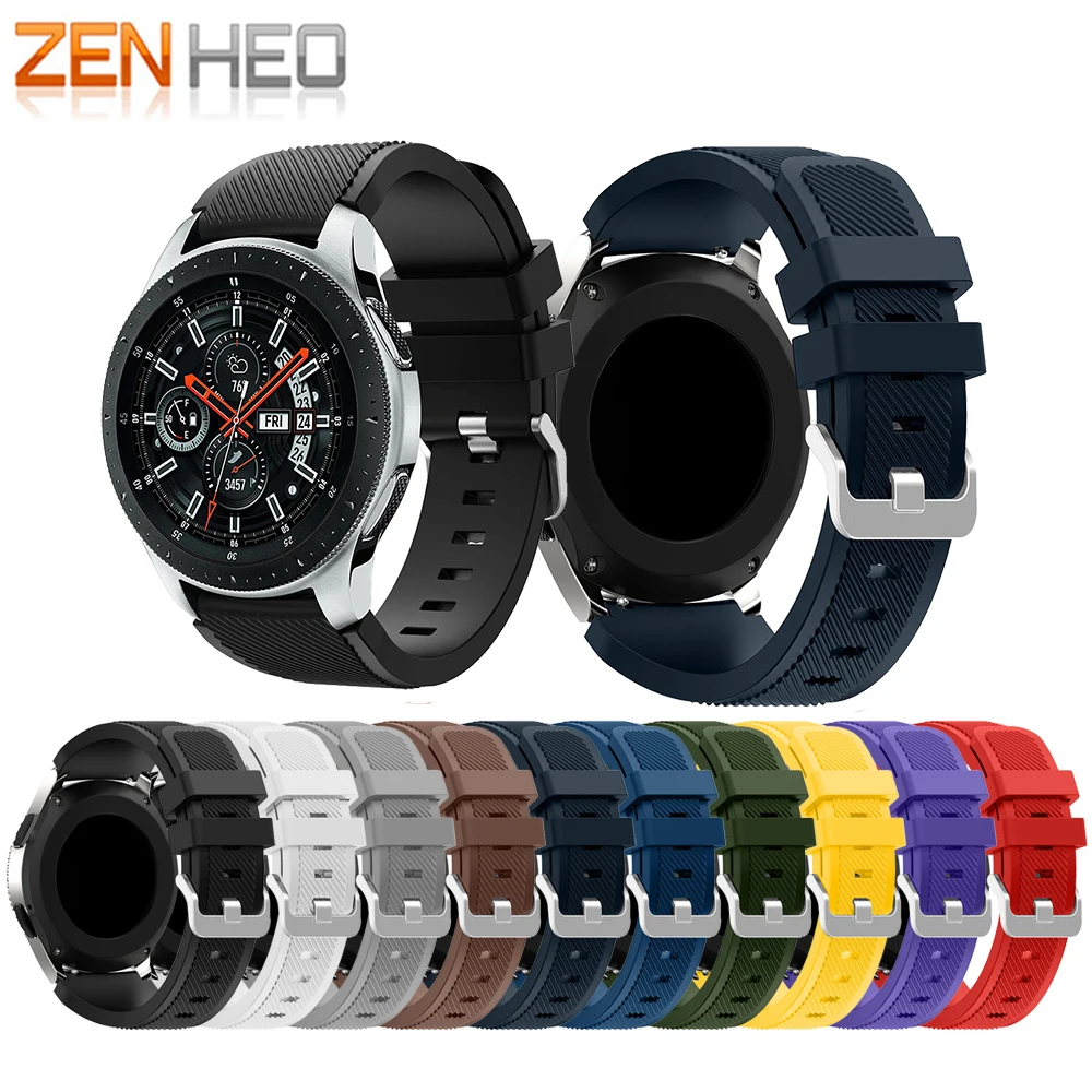 

For Samsung Gear S3 Frontier Strap For Samsung Galaxy watch 46mm band For Gear S3 Classic Smart watch bracelet silicone Band