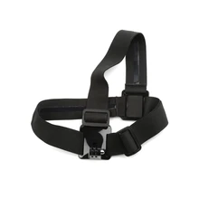 SHOOT Black Elastic Head Strap Mount For GoPro Hero 4 3 5 Session SJCAM SJ4000 SJ5000 Xiaoyi 4K Camera Harness Go Pro Accessory