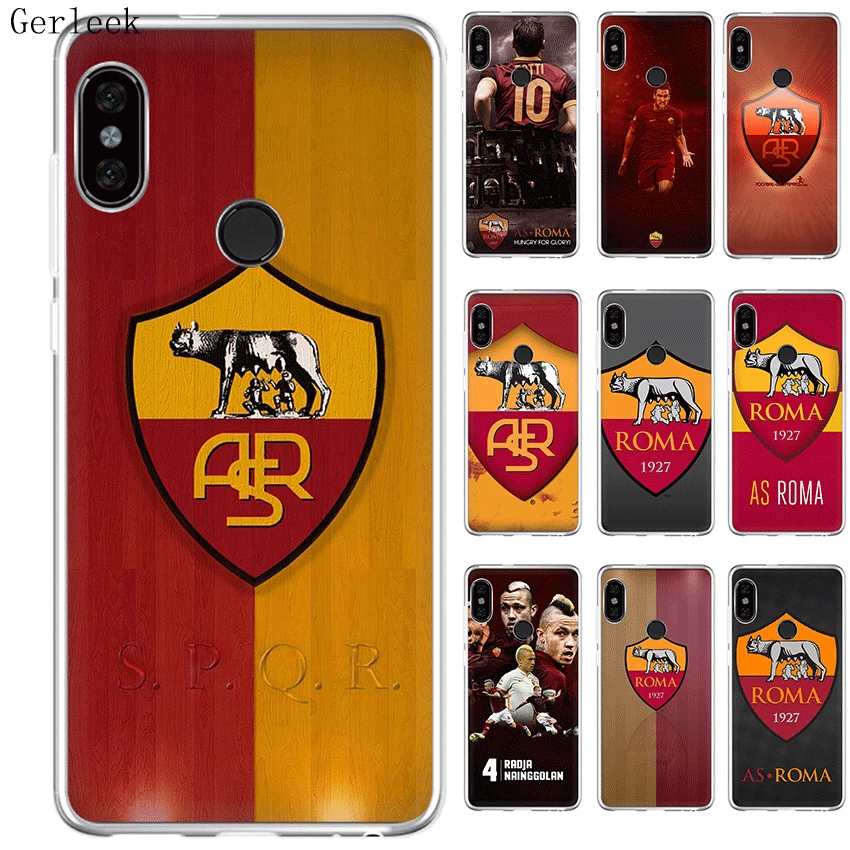 

Gerleek AS Roma Logo Hard Cover For Xiaomi Redmi Note 3 4 4X 7 5 6 Pro 5A Prime Case Phone Protection
