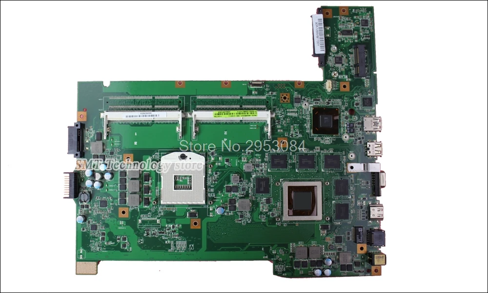 #Special Offers Motherboard for asus g74sx rev 2.0 notebook mainboard 2 slots GT560M 2D connector original new Motherboard