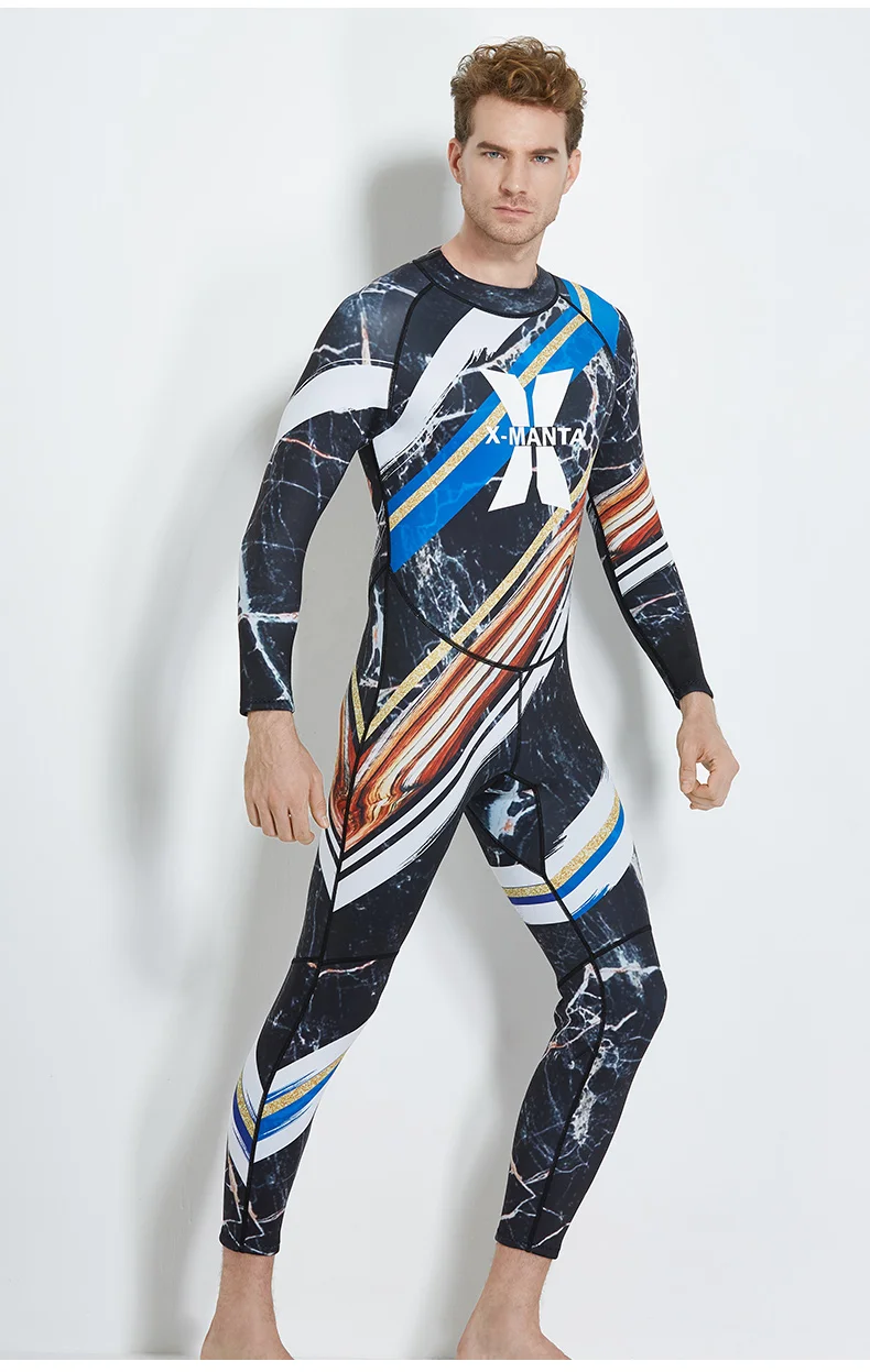 

1.5mm neoprene men's long sleeve wetsuit diving suit professional wetsuit diving suit