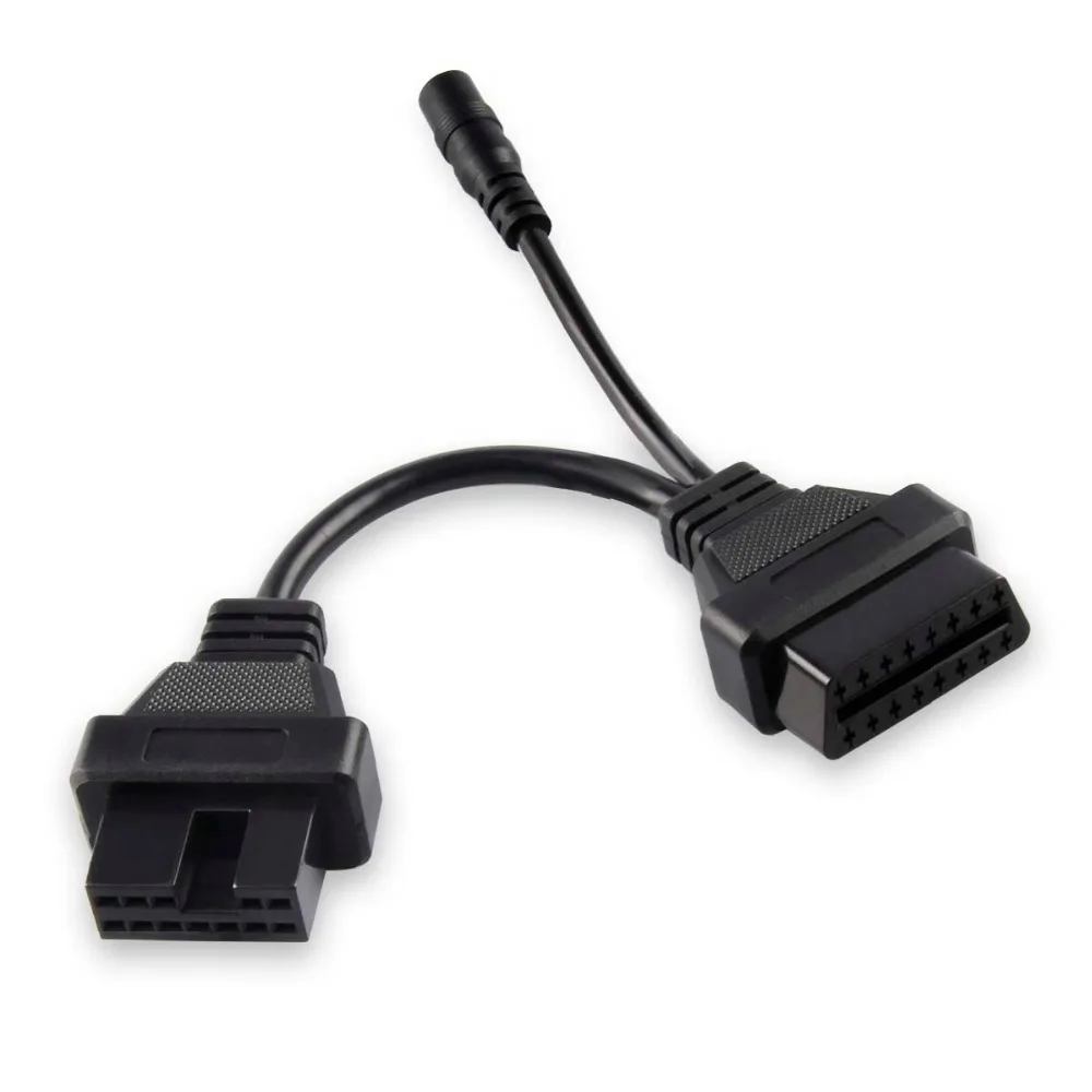 

Hot Sale For Mitsubishi 12Pin ODB2 Cable Connector To 16 Pin OBD II Car Diagnostic Cable For Mitsubishi 12 Pin OBD Adapter Cable