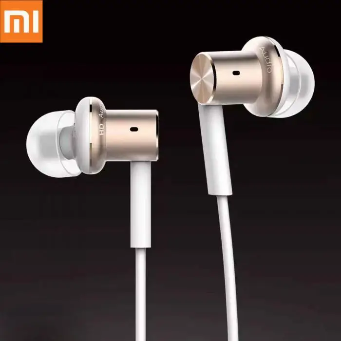 Оригинальные наушники вкладыши Xiaomi Mi Gold Iron In Ear phones Pro|Наушники и гарнитуры| |