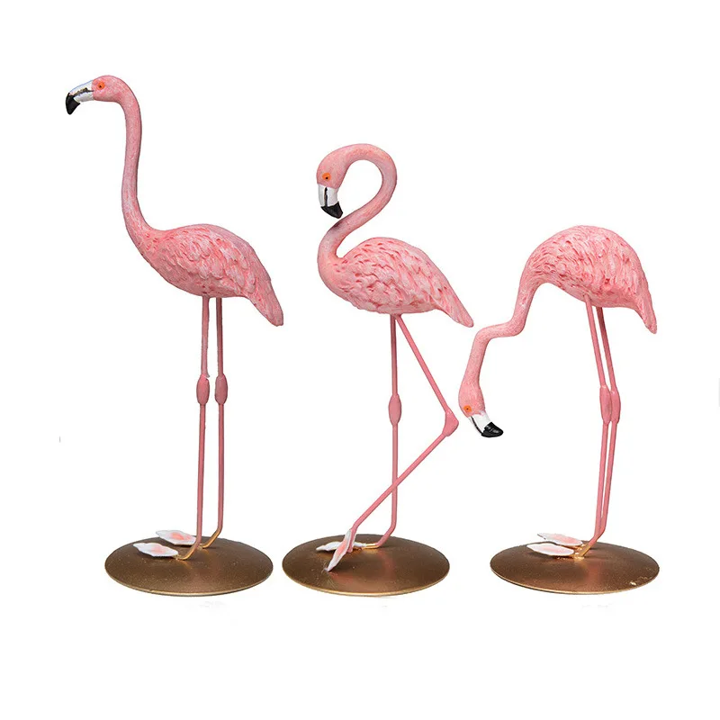 

INS Hot Flamingo Styling Fresh Art Desktop Simple Beautiful Decoration Flamingo Cute Office Home Decor Three Styles