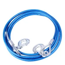 Высокое качество 5 тонн и формирующая листы для кровли 4 м автомобильный буксировочный трос Натяжной ремень царапин буксировочный трос с крюком для тяжелых условий эксплуатации Bold провод трейлер