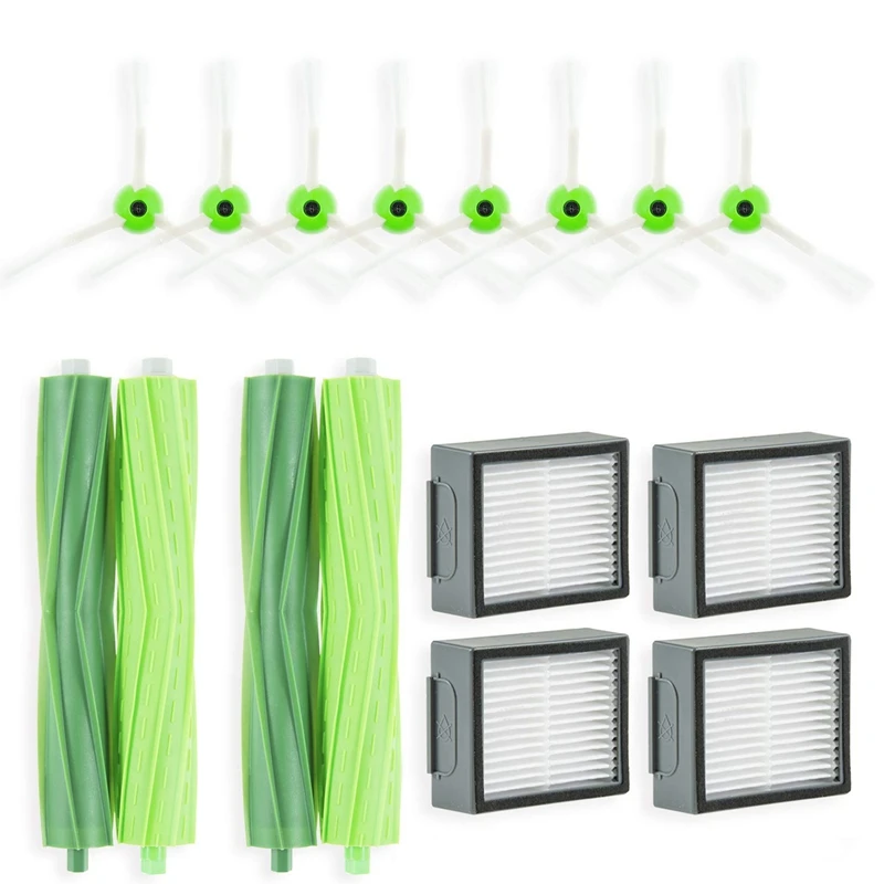

Replacement Parts Compatible For Irobot Roomba I7(7150),I7+/Plus(7550),E5 E6 E7 Robot Vacuum Cleaner Replenishment Kit (2 Mult